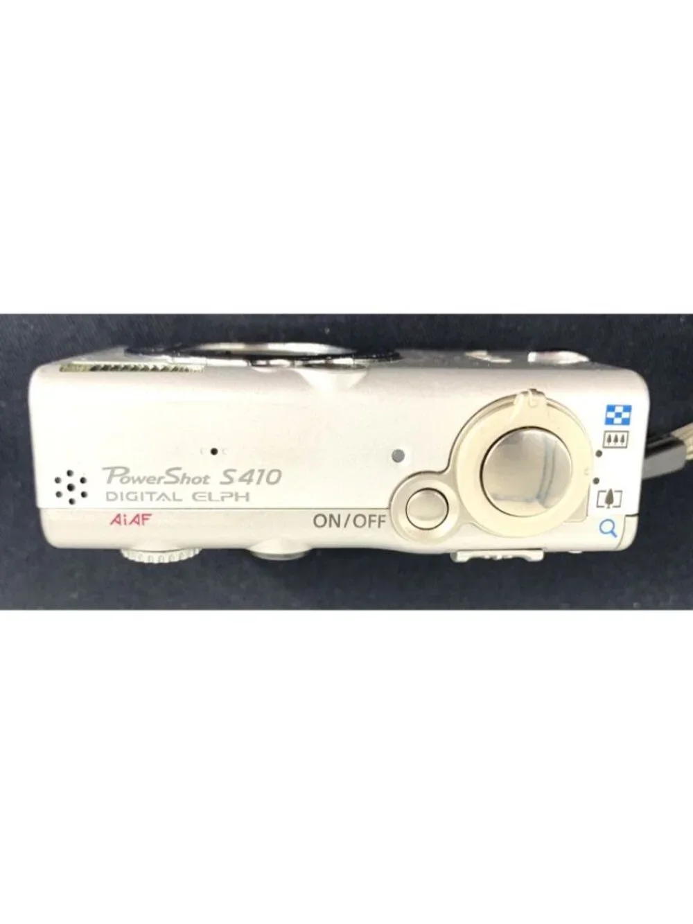 Canon PowerShot S410 Digital ELPH 4.0 MP Camera Untested Parts Only Has Battery